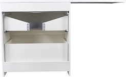 Style Line Тумба под раковину Даллас 150 2 ящика – фотография-7